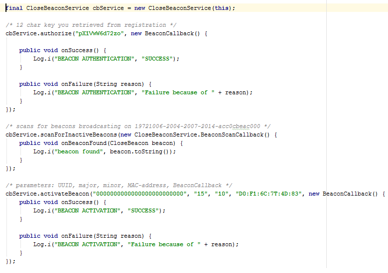 Android code 